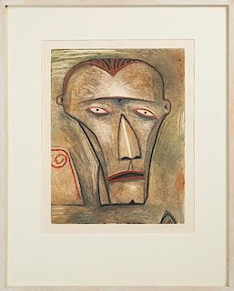 Robert Gordy (1933-1986, Louisiana), "Male Head",