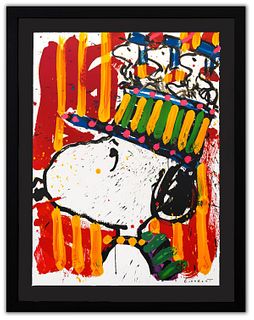 Tom Everhart- Hand Pulled Original Lithograph "WHY I DONT WEAR HATS"
