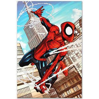 Marvel Comics "Marvel Adventures: Spider-Man #50" Numbered Limited Edition Giclee on Canvas by Patrick Scherberger with COA.