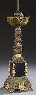 French Gilt and Patinated Spelter Columnar Banquet