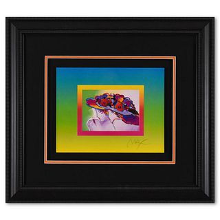 Peter Max, "Friends on Blends" Framed Limited Edition Lithograph, Numbered 494/500 and Hand Signed with Certificate of Authenticity.