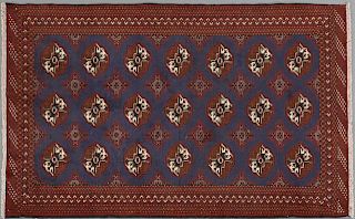 Turkoman Tekke Carpet, 4' 5 x 6' 3