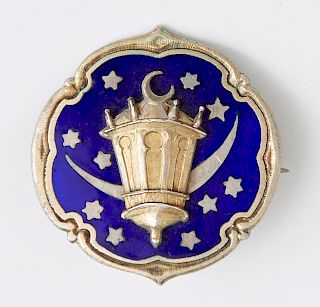 Mardi Gras Enamel Ducal Badge, Mithras, 1910, the