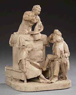 John Rogers Figural Group, "The Traveling Magician