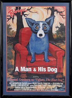 "Rodrigue: A Man and His Dog," 1993, poster for a
