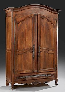 French Louis XV Style Armoire, early 19th c., the