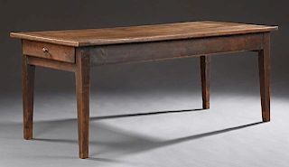 French Provincial Farmhouse Table, 19th c., the re