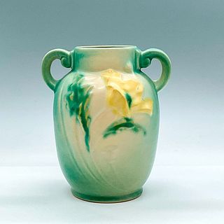 Roseville Pottery Vase, Poppy Green