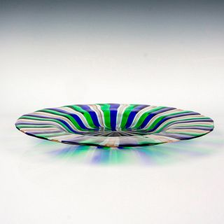 Murano Art Glass Bowl, Cane