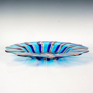 Murano Art Glass Bowl, Cane