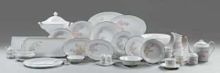 Eighty-Five Piece Set of Limoges Porcelain Dinnerw