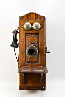 KELLOGG CHICAGO CATHEDRAL WALL TELEPHONE 1901