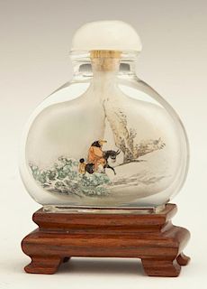 Chinese Interior Painted Snuff Bottle, early 20th