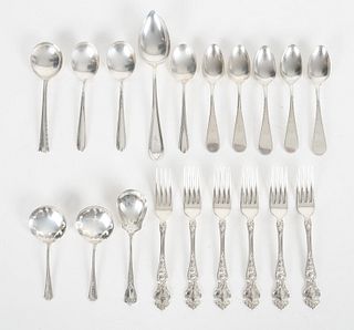 A Group of Sterling Silver American Flatware