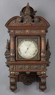 Unusual French Renaissance Style Carved Walnut Orm