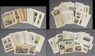 Large Group of Harper's Weekly Civil War Prints, m
