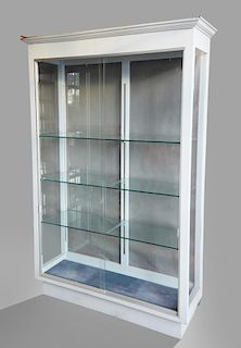 Large Custom Made Shop Display Case, 20th c., the