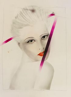 M. Szaniawski- Airbrush on paper