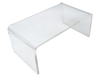 In The Manner of Laurel Fyfe (Michigan, 1956-2011) Mid Century Modern Acrylic Coffee Table, H 18" W 24" L 44"