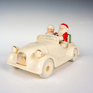 Lenox Porcelain Figurine Salt and Pepper, Santa Car