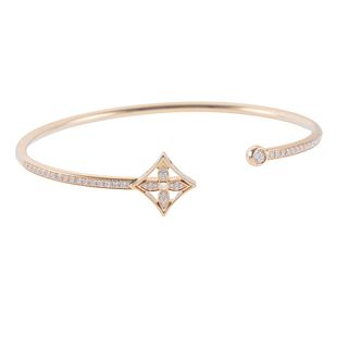 Louis Vuitton Idyll Blossom 18k Gold Diamond Cuff Bracelet
