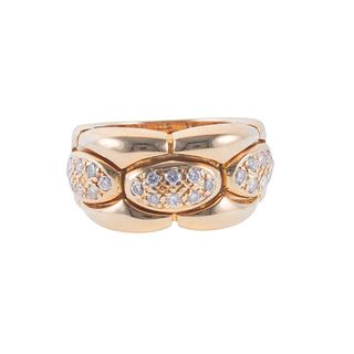 Cartier 18k Gold Diamond Ring