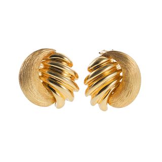 Dunay 18k Gold Clip on Earrings