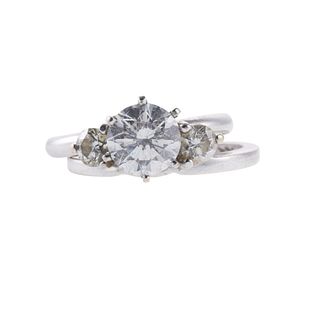 14k Gold 1.59ct Diamond Engagement Wedding Ring Set