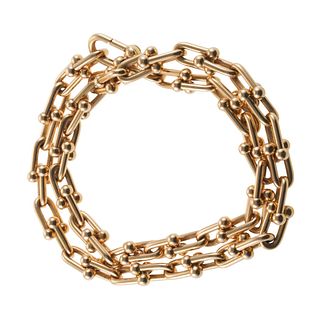 Tiffany HardWear 18k Gold Link Wrap Bracelet Necklace