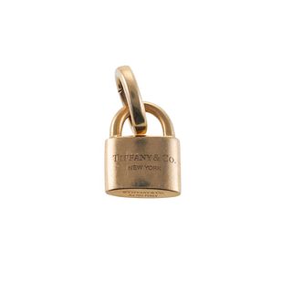 Tiffany & Co 18k Gold Lock Pendant Charm
