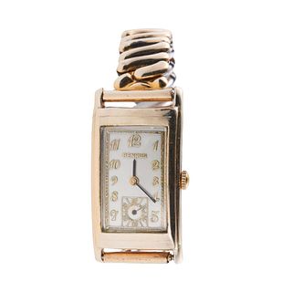 Benrus 10k Gold Small Second Hand Watch 