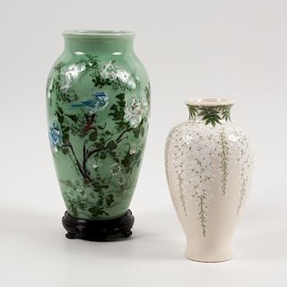 Japanese Porcelain Vases, Lot of Two