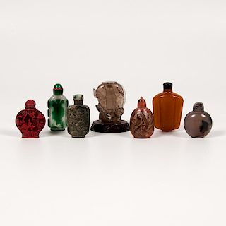 Chinese Snuff Bottles, Lot of Seven
