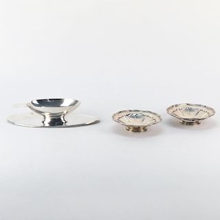 Grouping of Four (4) Sterling Silver Tabletop Items