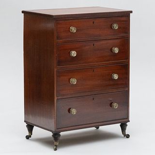 Late Regency Mahogany Chest of Drawers