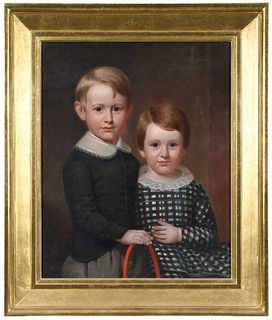 American Portrait of Two Young Boys