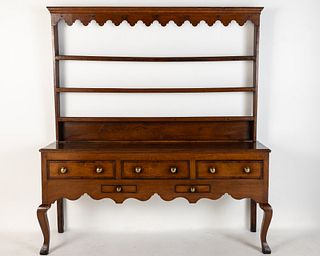 Oak and Mahogany Welsh Dresser, Mid 18th Century