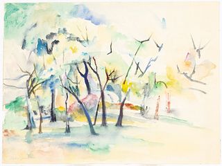 Myrtle Jones (Savannah, 1913-2005), Trees, W/C