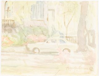 Myrtle Jones (Savannah, 1913-2005), The Car, W/C