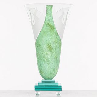 Guenther Luna Art Glass Vase