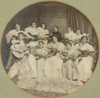 Vintage Photograph of Ladies String Band