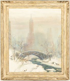 Johann Berthelsen (1883-1972), Central Park, O/C