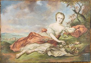 Jean-Marc Nattier (1685-1766), Reclining Nude, Oil
