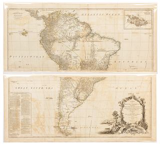 Jefferys, Thomas, After J. B. D'Anville, Map of SA