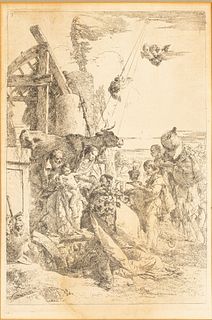 Tiepolo, Adoration of the Magi, Etching, c. 1745