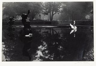 Jack Leigh, Tritons and Swan, 1975, Silver Gelatin