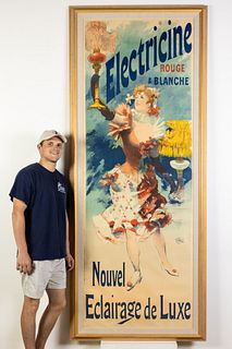 Lucien Lefevre, Electricine, Vintage Poster, 1894