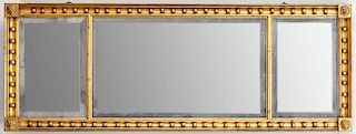 CARVED GILTWOOD OVERMANTEL MIRROR