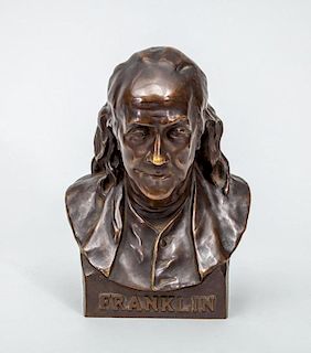 AFTER JEAN-ANTOINE HOUDON (1741-1828): BENJAMIN FRANKLIN