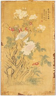 Attributed to Lu Ji, Chinese Painting of Flowers